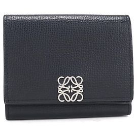 Cartera Loewe Trifold Negra Negro