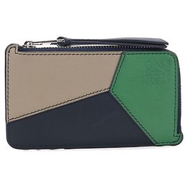 Monedero Loewe de piel de becerro beige Beige
