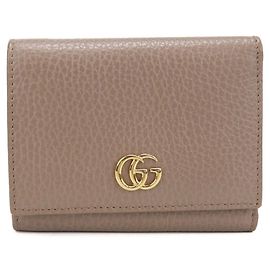 Cartera Gucci Tri-fold Castaño