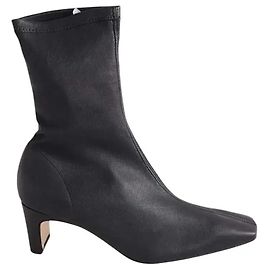 Lk Bennett Marcia leather ankle boots black size 37 Black