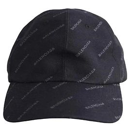 Balenciaga Kappe Schwarz Schwarz