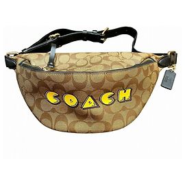 Coach x Pac-Man Signature Gürteltasche Braun Schwarz