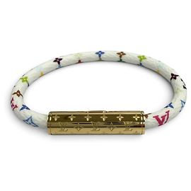 Louis Vuitton Multicolor Leather Charm Bracelet Multiple colors