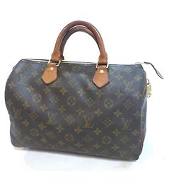 Sac à main Louis Vuitton Speedy 30 Monogram Marron Monogramme
