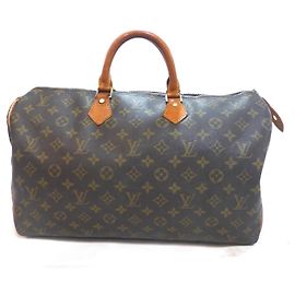 Borsa Louis Vuitton Speedy 40 Monogram Marrone Monogramma