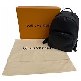 Louis Vuitton Monogram Midnight Canvas Discovery Cargo Backpack Black