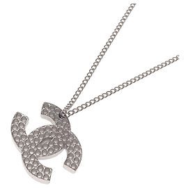 Collar Chanel Coco Mark Plata