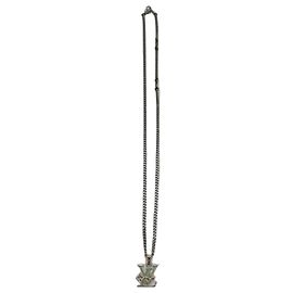 Collier Row Monogram Louis Vuitton Argenté