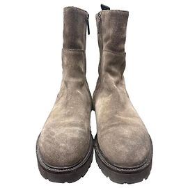 Autre Marque Doucal's Brown Suede Lug Sole Chelsea Boots Brown