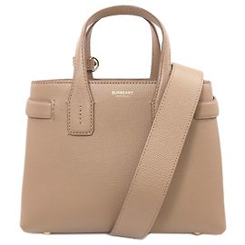 Burberry Banner 2-Way Handtasche Braun