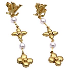 Orecchini Louis Vuitton in oro D'oro