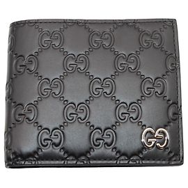 Gucci Bi-Fold Ledergeldbörse Schwarz
