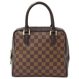 Bolsa Louis Vuitton Damier Brera Marrom Outro Damier ebene
