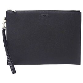 Autre Marque Borsa a pochette Saint Laurent in pelle nera Nero
