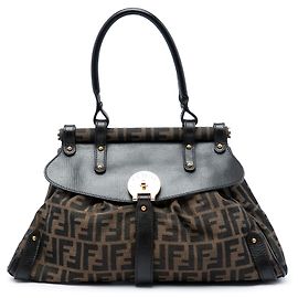 Bolso Fendi Medium Zucca Canvas Magic Marrón Castaño