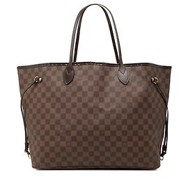 Louis Vuitton Brown Damier Ebene Neverfull GM Marrom