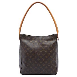 Louis Vuitton Brown Monogram Looping GM Marrom
