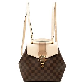 Louis Vuitton Brown Damier Ebene Clapton Brown