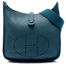 Hermès Blue Clemence Evelyne III 29 Blu Altro