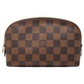 Necessaire Louis Vuitton Brown Damier Ebene PM Marrom
