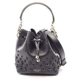 Sac à main 2-Way Bon Bucket Jimmy Choo Noir