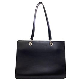 Cartier Panthère Leather Tote Bag Black