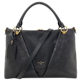 Bolso Louis Vuitton M44421 V Tote MM Negro