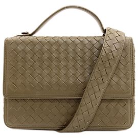 Bolsa Bottega Veneta Almuna Intrecciato Verde