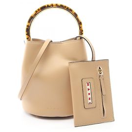 Marni Panier 2-Way Handbag Beige