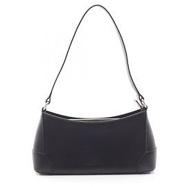Bolsa de ombro Burberry em couro preto Preto