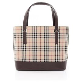 Burberry Nova Check Handbag Brown Multiple colors Beige