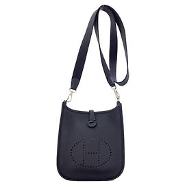 Hermès Sac à épaule Hermes Evelyne TPM Bleu Marine