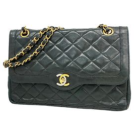 Borsa a tracolla Chanel Matelassé Nero
