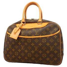 Borsa Louis Vuitton Monogram Deauville Marrone