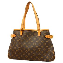 Sac cabas horizontal Louis Vuitton Monogram Batignolles Marron