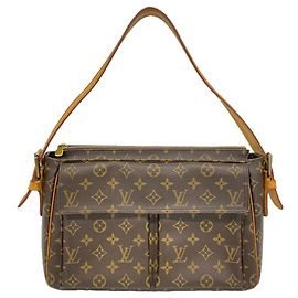 Sac à épaule Louis Vuitton Monogram Vivacite GM Marron