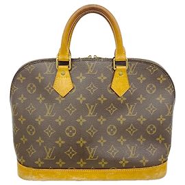 Borsa Louis Vuitton Monogram Alma M51130 Marrone