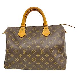Sac à main Louis Vuitton Monogram Speedy 30 Marron