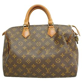 Bolsa Louis Vuitton Monogram Speedy 30 Marrom