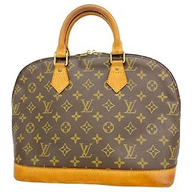 Bolsa de mão Louis Vuitton Alma Monogram Marrom