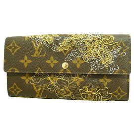 Louis Vuitton Monogram Dentelle Portefeuille Sarah Long Wallet Multicolore