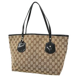 Bolso Tote Gucci GG Canvas Castaño