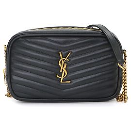 Autre Marque Borsa a tracolla Lou Chain Saint Laurent Nero