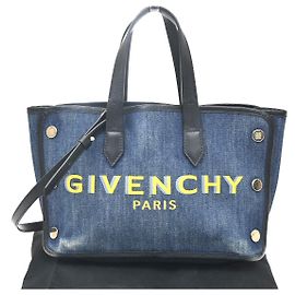 Givenchy Bond Shopper Tote Denim Medium Blau