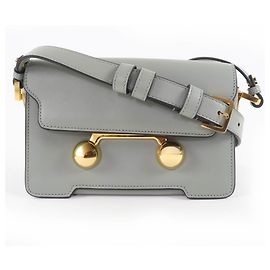 Marni Mini Bolsa de Ombro em Couro Verde Verde