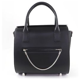 Bolsa de ombro Alexander Wang em couro de bezerro preto Preto