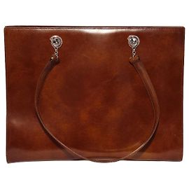 Saco tote Cartier em couro Tabaco Marrom