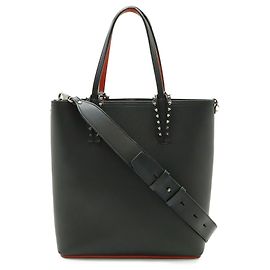 Christian Louboutin Cabata Handbag Black Red