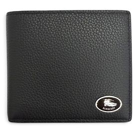 Cartera bifold Burberry Nightstamp Negro