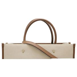 Saco Tote Jimmy Choo Varenne M Marrom Bege